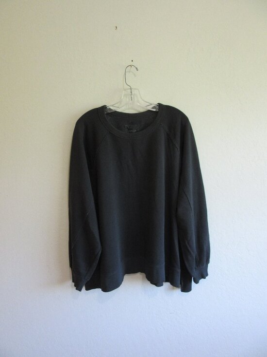 aerie Tops - AERIE Black Oversized Pullover Long Sleeve XL Sweatshirt - Flaws